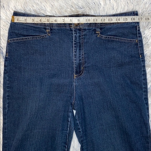 Gloria Vanderbilt Stretch Waistband Blue Jeans 14 - Picture 5 of 10